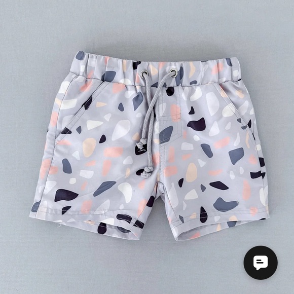 Taylor Joelle/ Rosie Beach Swimwear Boy’s Terrazzo Shorts - Picture 1 of 2